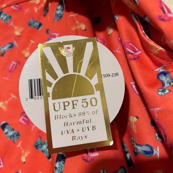 NWT Coral Bay Coral Cocktail Patterned Women's Golf Skort - Picture 6 of 8